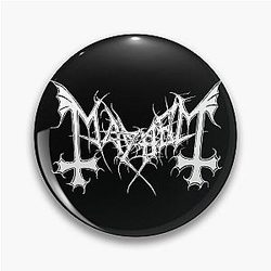 Mayhem - Bande de Norvège - Logo original - Fanart Pin