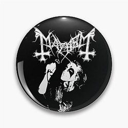 Mayhem - Bande de Norvège - Logo original - Fanart en mémoire de Per Yngve Ohlin - Dead Pin