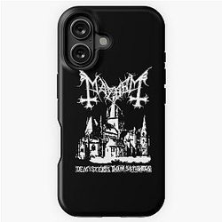 Mayhem - Bande de Norvège - Logo original - Fanart - De Mysteriis Dom Sathanas Cas difficile pour iPhone