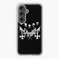Mayhem - Norway Band - Original Logo - Fanart  Samsung Galaxy Soft Case