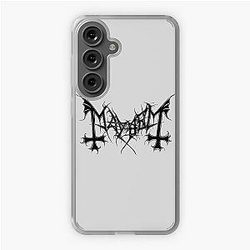 Mayhem - Norway Band - Original Logo - Fanart - Black Edition Samsung Galaxy Soft Case