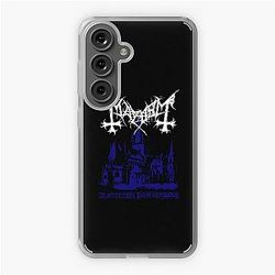 Mayhem - Norway Band - Original Logo - Fanart - De Mysteriis Dom Sathanas - Blue Samsung Galaxy Soft Case