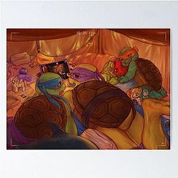 TMNT Mutant Mayhem Sleepover Poster