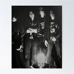 Mayhem Euronymous dead necrobutcher hellhammer Deathcrush De mysteriis don satanas Poster