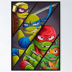 Mutant Mayhem poster  Poster