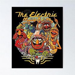 Muppets Animal Dr Teeth and The Electric Mayhem Poster
