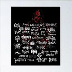 Mayhem Deathcrush Euronymous Dead Varg Poster