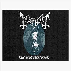 Mayhem black Jigsaw Puzzle