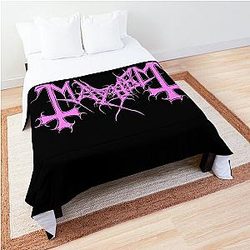 Mayhem - Bande Norvège - Logo original - Fanart - Pink Edition Comforter