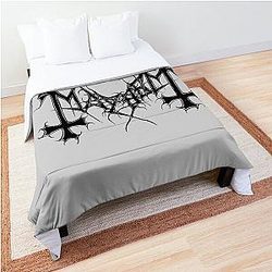 Mayhem - Norway Band - Original Logo - Fanart - Black Edition Comforter