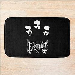 Mayhem Black Metal Bath Mat