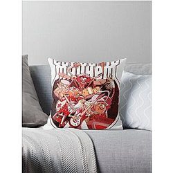 Electric Mayhem Throw Pillow