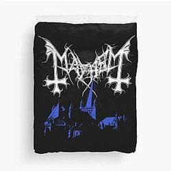 Mayhem - Norway Band - Original Logo - Fanart - De Mysteriis Dom Sathanas Duvet Cover