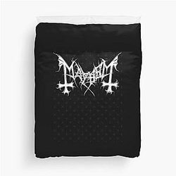 Mayhem Norway Band Original Logo Fanart  Duvet Cover