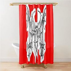 Mayhem big logo Shower Curtain