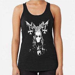 Mayhem - Norway Band - Original Logo - Fanart In Memory of Per Yngve Ohlin - aka Dead Racerback Tank Top