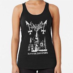Mayhem Band De Mysteriis Dom Sathanas Alive Racerback Tank Top