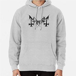 Mayhem - Norway Band - Original Logo - Fanart - Black Edition Pullover Hoodie