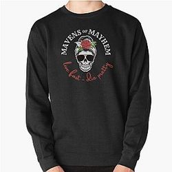 Mavens of Mayhem - White Lettering Pullover Sweatshirt