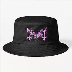 Mayhem - Bande de Norvège - Logo original - Fanart - Pink Edition Bucket Hat