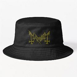 Mayhem - Bande de Norvège - Logo d'origine - Fanart - Gold Edition Bucket Hat