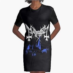 Mayhem - Norway Band - Logo original - Fanart - De Mysteriis Dom Sathanas T-Shirt Graphic