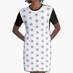 Meyers’ Masterful Mayhem  Graphic T-Shirt Dress