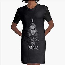 Mayhem Dead Graphic T-Shirt Dress