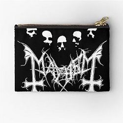 Mayhem - Norway Band - Original Logo - Fanart  Zipper Pouch