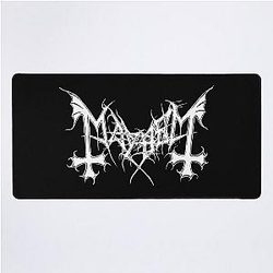 Mayhem - Norway Band - Original Logo - Fanart  Desk Mat