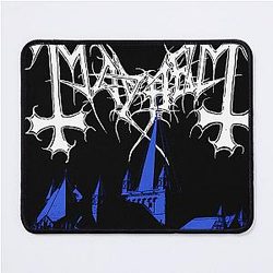 Mayhem - Norway Band - Original Logo - Fanart - De Mysteriis Dom Sathanas  Mouse Pad