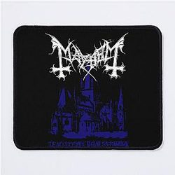 Mayhem - Norway Band - Original Logo - Fanart - De Mysteriis Dom Sathanas - Blue Mouse Pad
