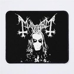 Mayhem - Norway Band - Original Logo - Fanart In Memory of Per Yngve Ohlin - aka Dead Mouse Pad