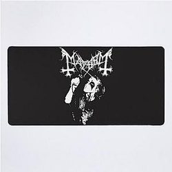 Mayhem Norway Band Original Logo Fanart In Memory of Per Yngve Ohlin Dead Desk Mat