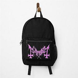 Mayhem - Norway Band - Original Logo - Fanart - Pink Edition Backpack