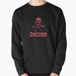 Adorable Mayhem with Quote Pullover Sweatshirt