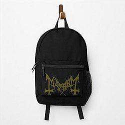 Mayhem - Norway Band - Original Logo - Fanart - Gold Edition Backpack