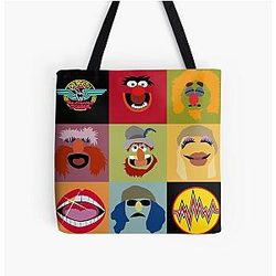 Dr. Teeth and the Electric Mayhem ft Lips All Over Print Tote Bag