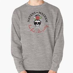 Mavens of Mayhem, Black Lettering Pullover Sweatshirt