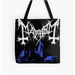 Mayhem - Norway Band - Original Logo - Fanart - De Mysteriis Dom Sathanas  All Over Print Tote Bag