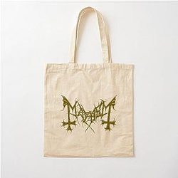 Mayhem - Norway Band - Original Logo - Fanart - Gold Edition Cotton Tote Bag