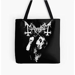Mayhem - Norway Band - Original Logo - Fanart In Memory of Per Yngve Ohlin - Dead All Over Print Tote Bag