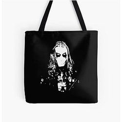 Mayhem - Norway Band - Original Logo - Fanart In Memory of Per Yngve Ohlin - aka Dead All Over Print Tote Bag