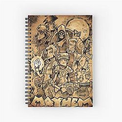 Frontières 3 – Mayhem Carnet de notes spirales