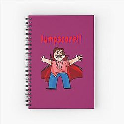 Jumpscare! Mbmbam 	 	 Spiral Notebook