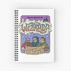 Mbmbam Merch Mcelroy Merch May We Approach The Wizard  Spiral Notebook