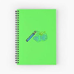 Vape Juice MBMBAM Quote Spiral Notebook