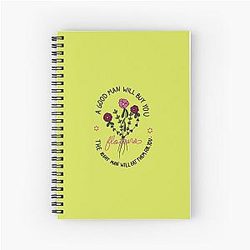 Travis Flowers MBMBAM Quote Spiral Notebook