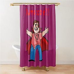 Jumpscare! Mbmbam 	 	 Shower Curtain