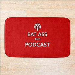 mbmbam keep calm and carry on parody Bath Mat